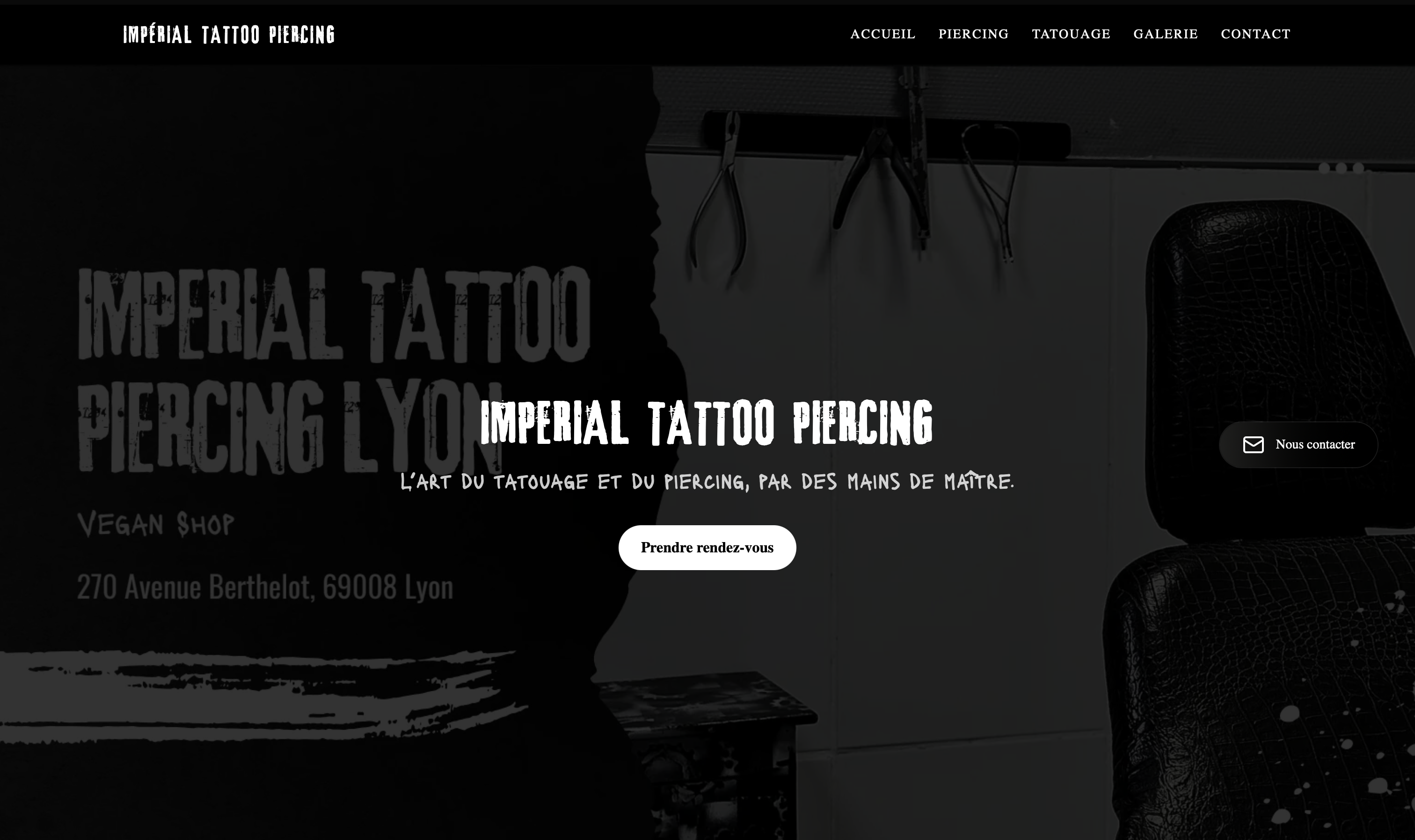 Aperçu du projet Imperial Tattoo Piercing Lyon